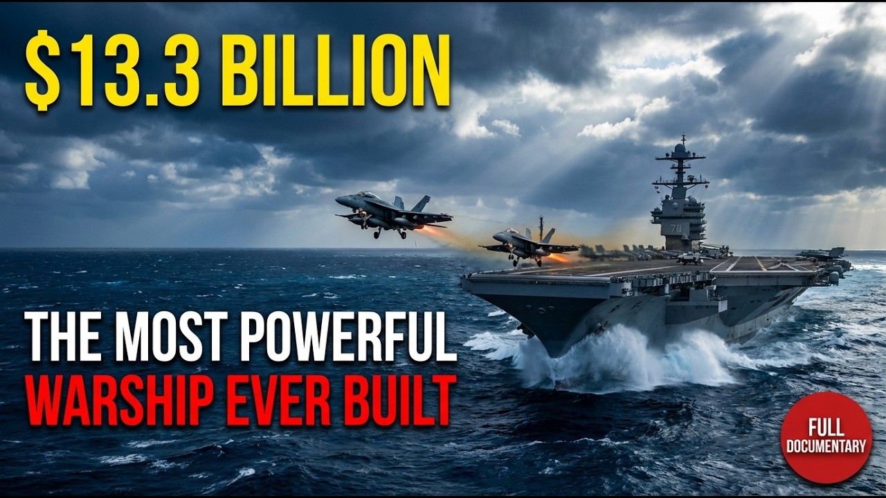 The $13.3 Billion Beast — USS Gerald R. Ford | The Most Powerful ...