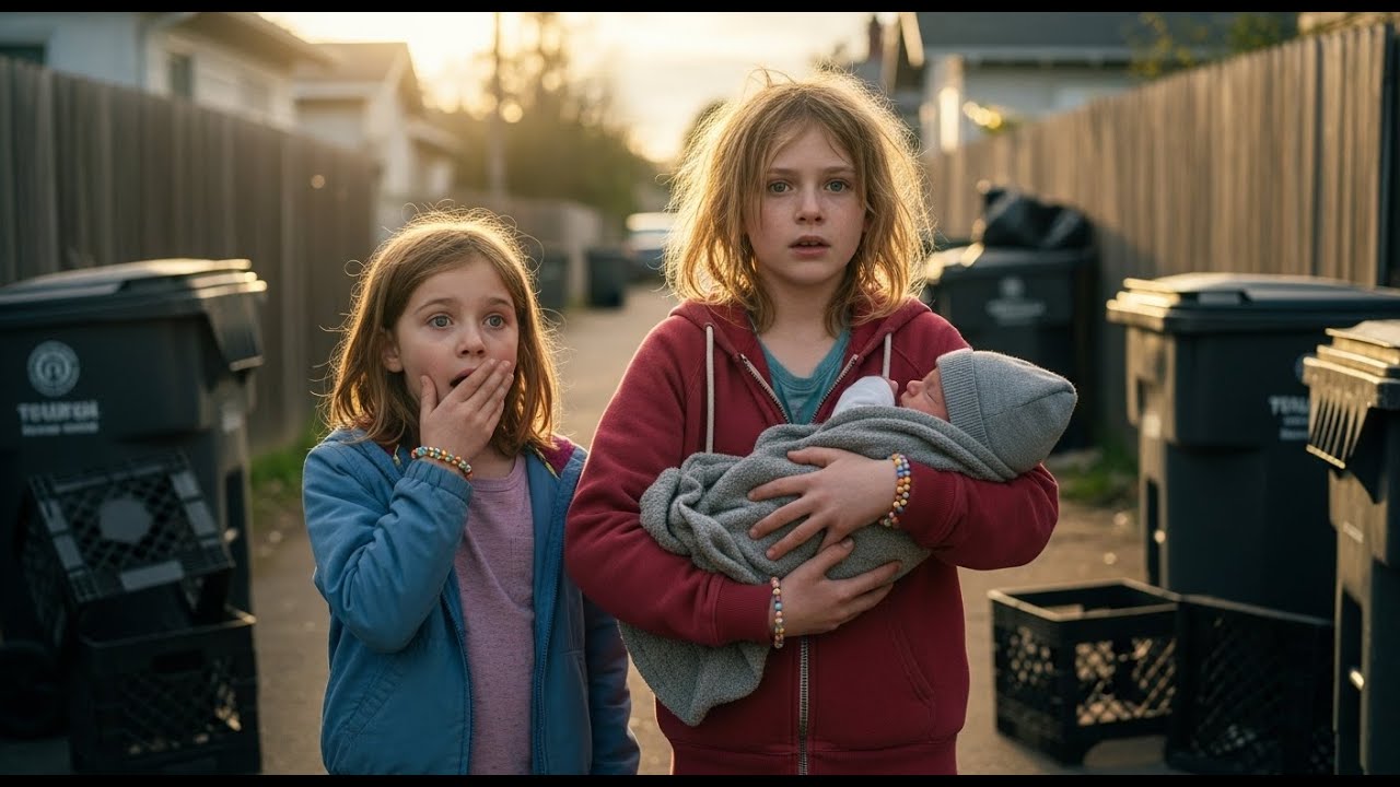 Poor Sisters Rescue Baby from Trash — Her Bracelet Exposes a Life Changing Secret