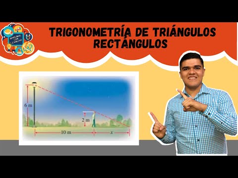 Aplicación de Triángulos Semejantes - Encontrar la Longitud de la Sombra del Hombre.