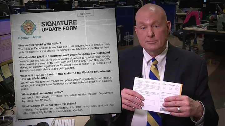 Active Clark County voters asked to update signatures, but some worry about identity theft