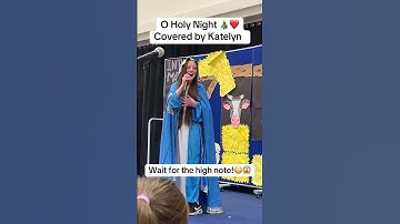 Thumbnail of Viral for her stunning rendition of O Holy Night 🎄🎄🎄#oholynightmusic ##shortvideo #youtubeshorts