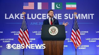 Vance gives update on Iran war peace talks | full video