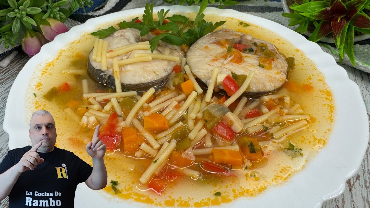 😎 Sopa de Pescado muy Fácil y Deliciosa.🤩 Sopa de Merluza.😋 BRUTAL