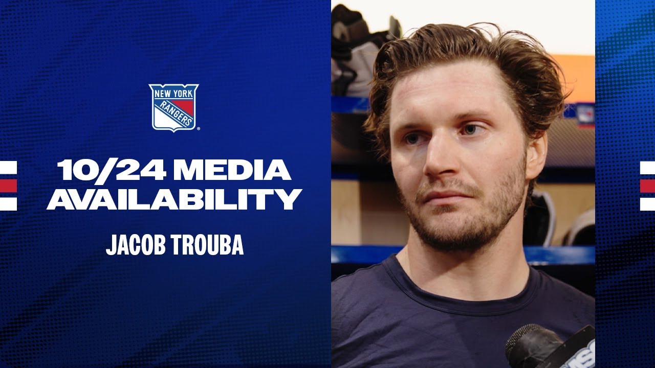 NYR vs FLA: Jacob Trouba Pregame Media Availability | Oct. 24, 2024 ...