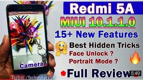 Redmi 5A MIUI 10.1.1.0 Stable Update Full Review | 15 New Hidden Features Tips & Tricks Camera