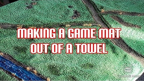 Low Budget Game Mat Out of A Towel