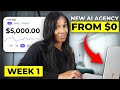 I started An AI Agency from $0 To Prove It’s not Luck - Week 1 I got a Win!