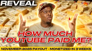 🤯 How Much Money YouTube Paid Me After 1000 Subscribers (My First 30 Days as a Monetized Creator)