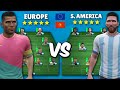 Europe vs south america in dls 24