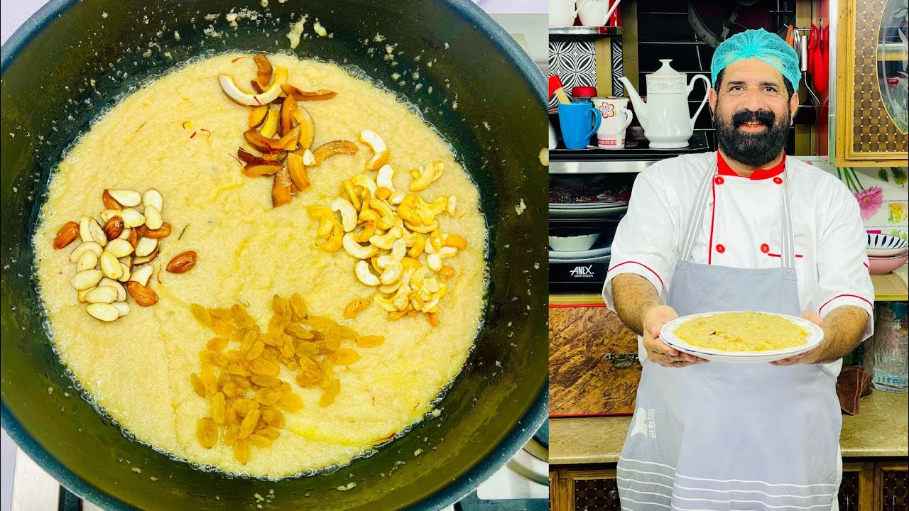 Suji Ka Danedar Halwa | Soft Halwai Style Suji ka Halwa Recipe | सूजी हलवा | BaBa Food RRC