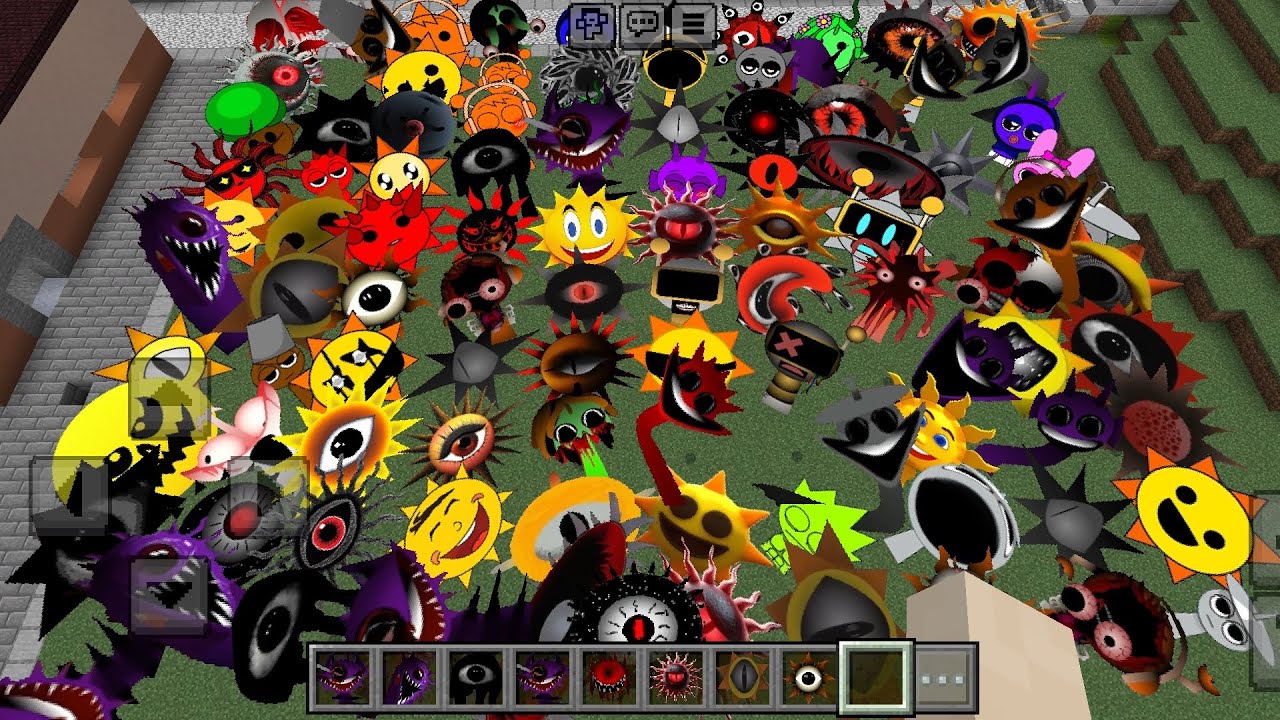 Sprunki Minecraft Built In NEW Incredibox Sprunki All Character Phases ADDON In Minecraft PE - YouTube