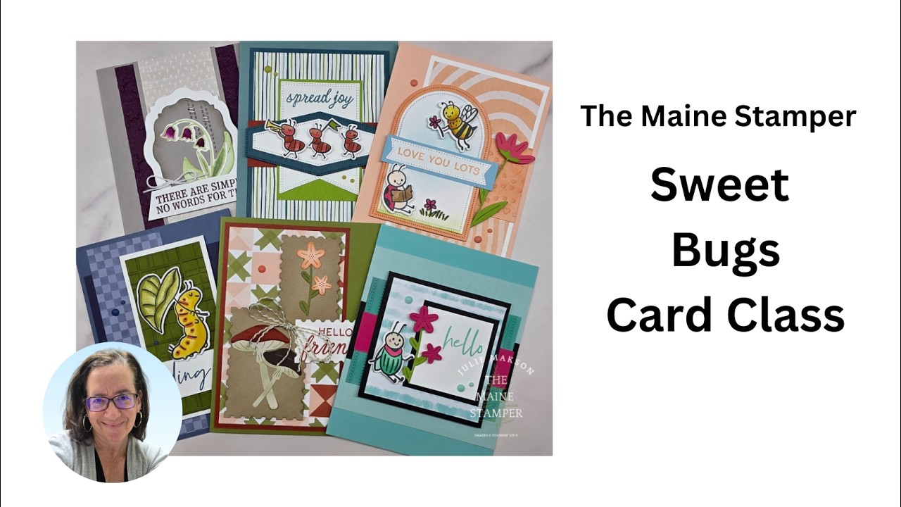 Sweet Bugs Card Class