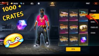 I Got Magic Cube 😱 ? in free fire crates opening 100+ crates