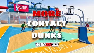 HOW TO GET MORE CONTACT DUNKS In NBA 2K22 | BEST BADGES AND PACKAGES