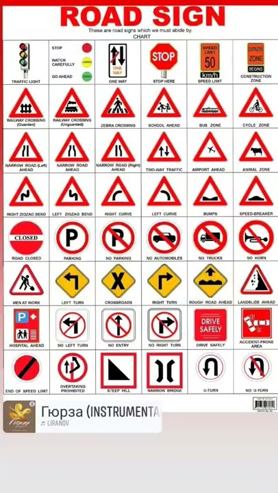 Road🛣️ Signs & Traffic 🚦signs| The Highway🛣️ Code- essential for all Drivers