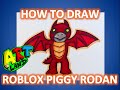 How to Draw ROBLOX PIGGY RODAN