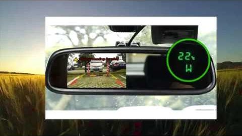 BOYO VTM43TC OE Style 4.3-Inch Rear View Mirror Monitor with Compass and Temperature
