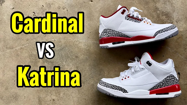 Air Jordan 3 Comparison Katrina vs Cardinal