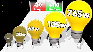 WATT THE BULB - Math Games (Level Up Bulb Runner) screenshot 1