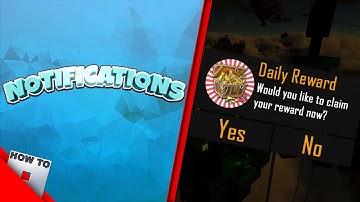 How To Make Notifications | HowToRoblox
