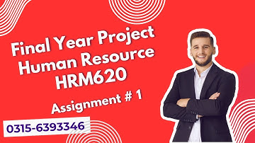 HRM620 Assignment 1 solution 2025 #HRM620 JCL hrm620 #project   #vu