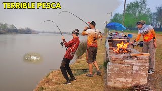 INCREÍBLE PESCA EN ESTE LUGAR CAMPING ALSINA, BUENOS AIRES | Pesca Y Cocina