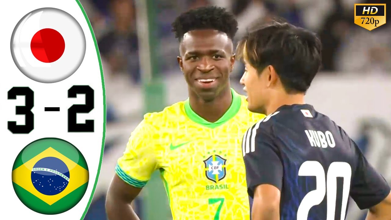 Japan vs Brazil 3-2 All Goals & Highlights 2025 - YouTube