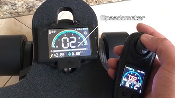 Proton Monitor Demo: Electric skateboard control panel