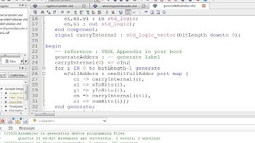 ee2900 Wiinter 2013-2014 Week 7, Lecture 2 -  Ripple Carry Adder Design - Generates
