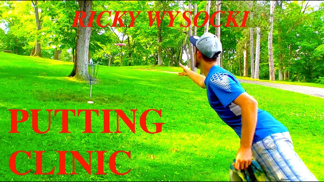 Disc Golf Ricky Wysocki Putting Clinic 6182015 YouTube