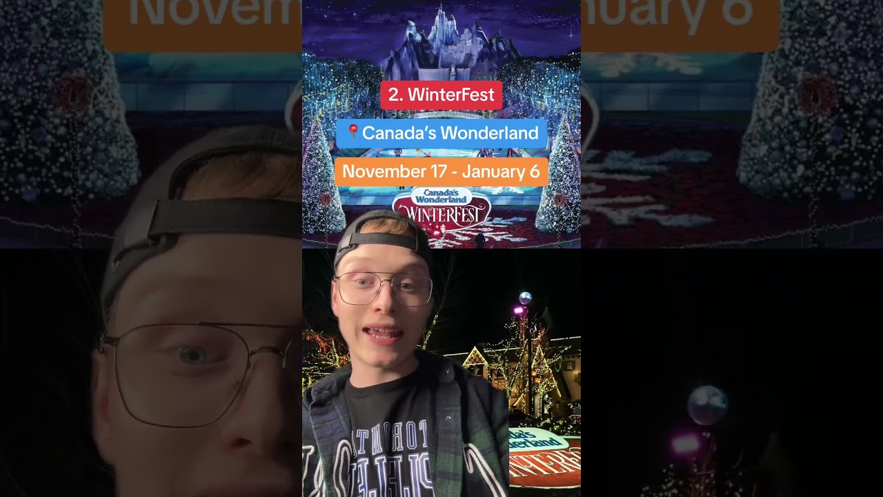 Top 3 holiday festivals in Ontario ✨ 