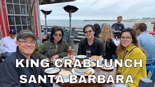 King Crab Lunch at Santa Barbara Shellfish Company
