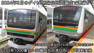 E231系1000番台　東海道線5両付属編成 E231系1000番台 東海道線 付属編成セット (5両セット) (鉄道模型