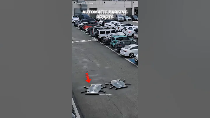 Automatic parking robots               #science #sciencefacts