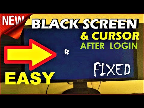 Black Screen After Login Windows 10 With Cursor | 100 % Working