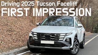 اختبار القيادة لسيارة Hyundai Tucson Facelift موديل 2025: ما الأمر مع DCT الجاف ذو 7 سرعات؟ screenshot 2