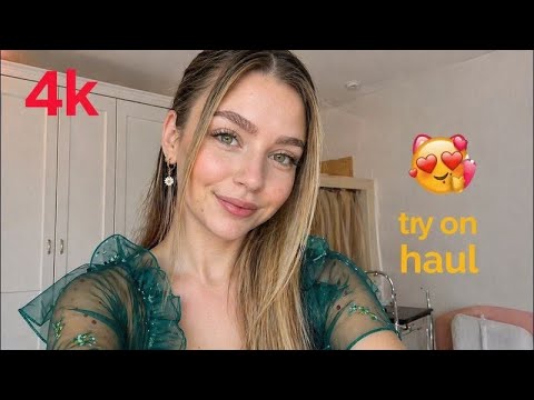 4K Micro Mini String Bikini Tiny Bikini Try -On Haul See-everything Sheer Transparent On#microbikni