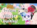 finding TWO dreamies in one video!? | Animal Crossing Villager Hunting