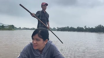 THĂM VƯỜN MÍT Ở KHU NGẬP LỤT