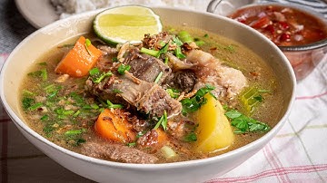 Sup Tulang Padu Dan Air Asam.
