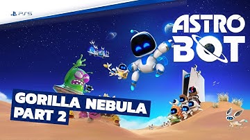 Astro Bot - Full Game Walkthrough 100% - Gorilla Nebula Part 2