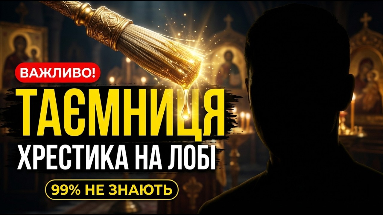 Єлеопомазання: що це таке і чому важливо знати про хрестик на лобі?