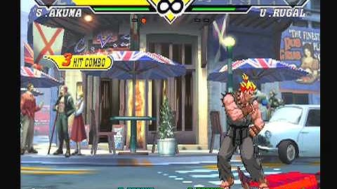 Capcom vs SnK 2 Kris Shin Akuma vs Dan God Rugal