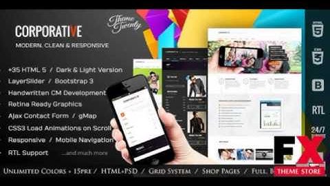 Preview Corporative - Multipurpose HTML5 Website Template