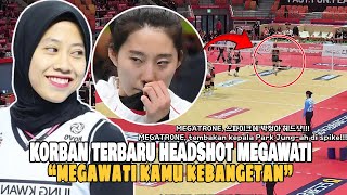 Gak Ditayangkan TV, Detik2 Headshot Mega Menghantam Muka Pemain Ai Pappers Park Jung-Ah