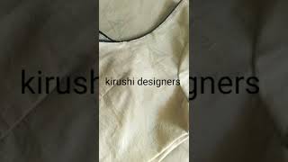 cotton saree simple thread piping blouse/kirushi designers cottonsarees