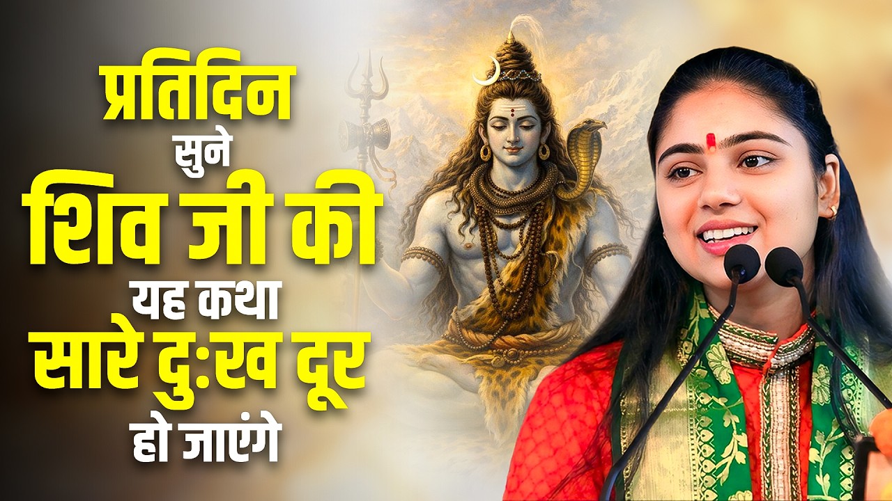 प्रतिदिन सुने शिव जी की यह कथा सारे दुःख दूर हो जाएंगे || Pujya Aradhna Devi Ji Shivratri