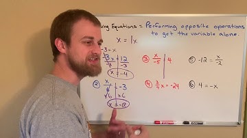 Solving One-Step Multiply/Divide Equations