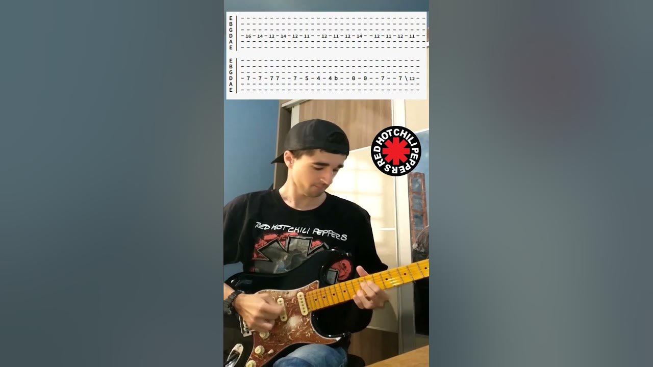 Universally Speaking Red Hot Chili Peppers Guitar Solo Lesson + Tab music guitar rock 