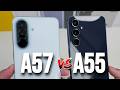 Galaxy A57 VS A55 - Do Not Upgrade! (Camera Comparison, PUBG, Speakers &amp; Speed Test &amp; More)
